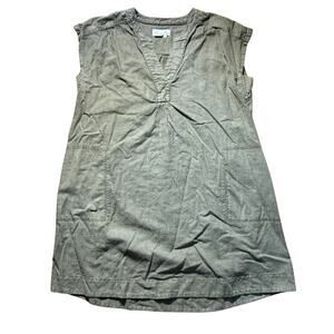 Anthropologie Green Dress Pockets Size XL